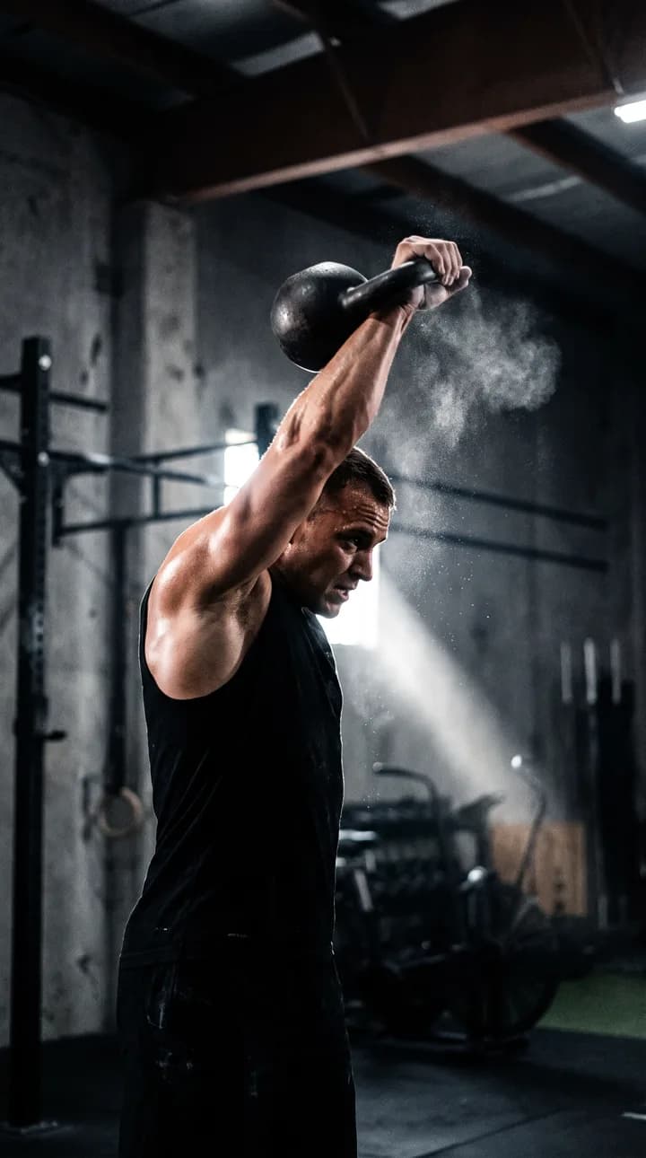 Example image: Fitness: frozen motion