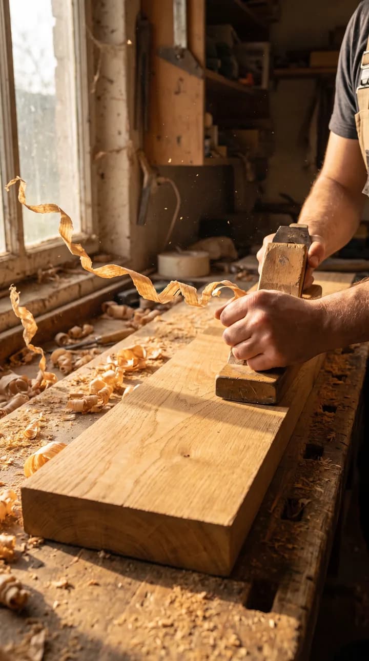 Example image: Craft: work at the bench