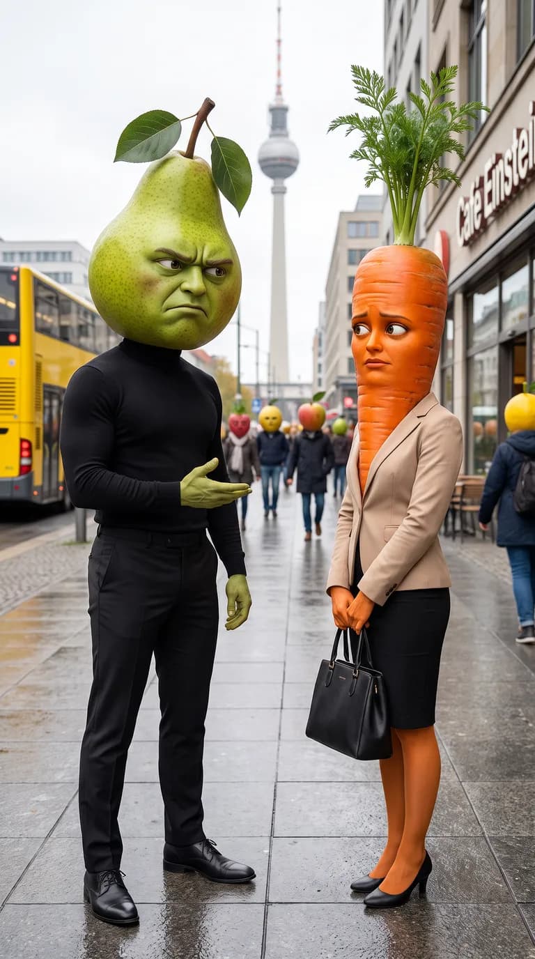 Example image: Fruit People on the Street — Series Look