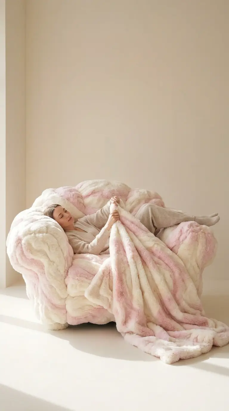 Example image: Surreal ASMR Furniture (blanket from the bed)